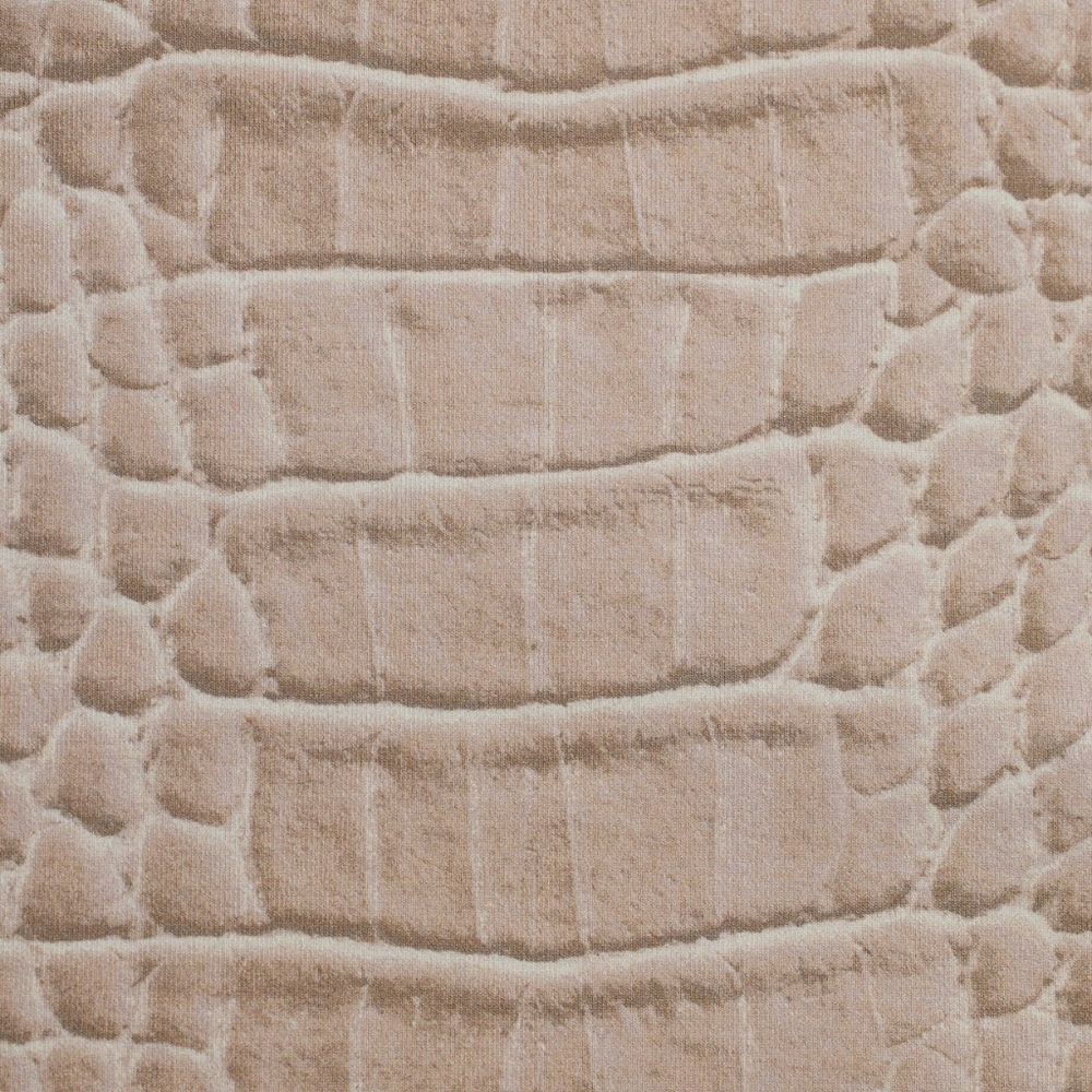 B5. NWT SKIMS SIGNATURE SWIM HIGH NECK ONE PIECE IN DUNE CROCODILE PRINT - Picture 5 of 9